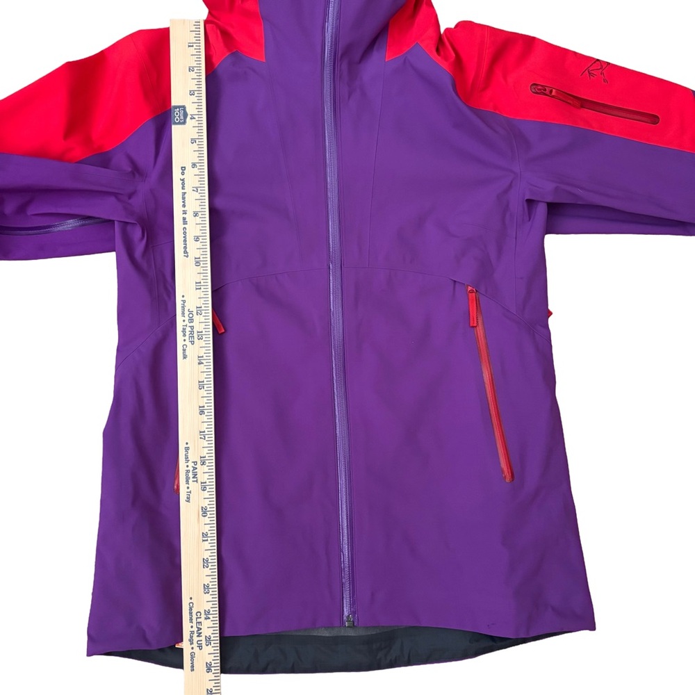 Arc’teryx Women’s Hooded Rain Jacket Gore Tex Purple/Red Size S NWOT - Picture 4 of 8